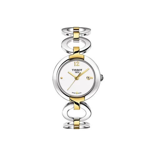 Tissot Quartz Movement Женские T Lady Collection Часы 27,95 мм Белый