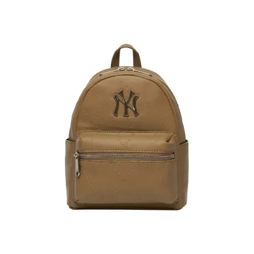 MLB Кожа Рюкзак Стандартный Унисекс Коричневый