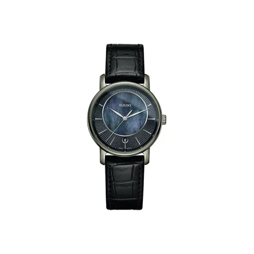 RADO DiaMaster Collection Кварцевый механизм Женские часы 33 мм Жемчужная раковина Циферблат