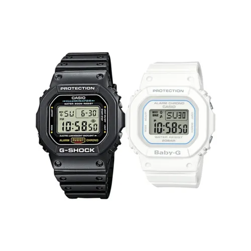 CASIO Парные часы Коллекция DW BGD Кварцевый механизм Часы Унисекс Серый циферблат DW 5600E 1VP+BGD 560 7A