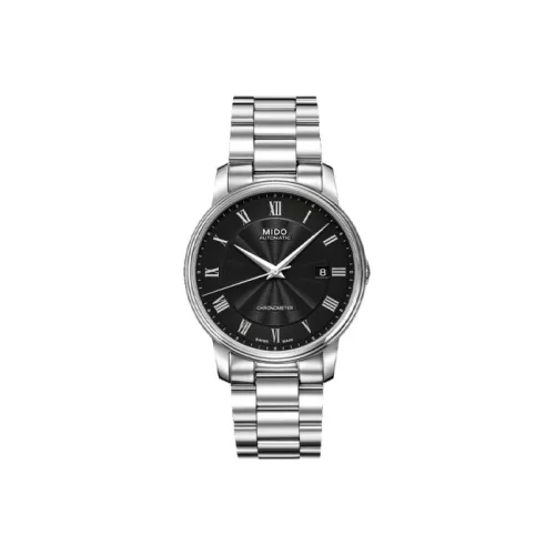 MIDO Baroncelli Автоматический Механический Механизм Мужские Часы Часы 39 мм Черный Циферблат