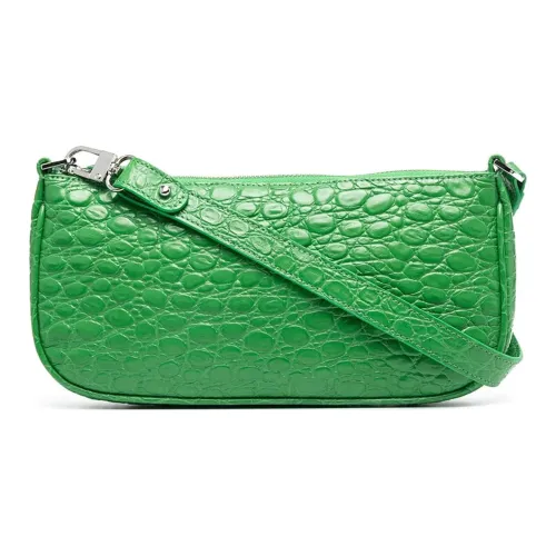 By Far Rachel Кожа Плечевая сумка сумка женская зеленая