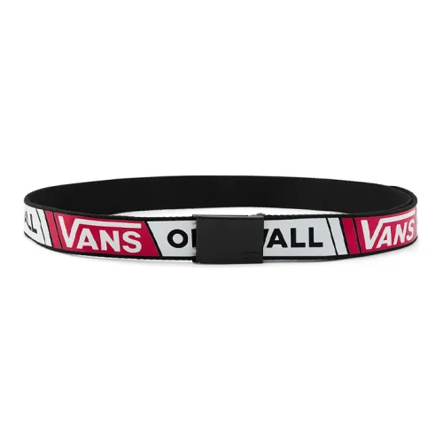 Vans Полиэстер Ремни Красный/Черный Мужской