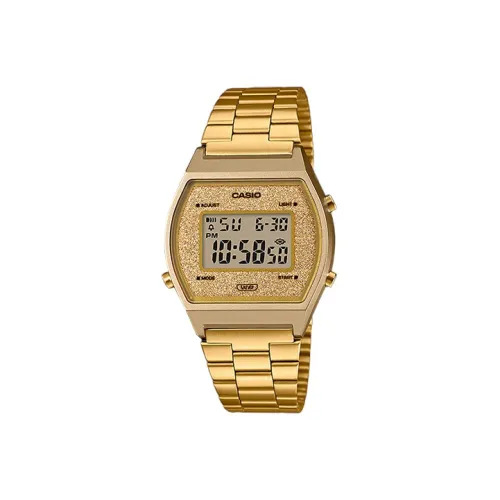 CASIO Кварцевый механизм Мужской YOUTH Collection Металлический Small Block Часы 38,9mm*35mm Золото