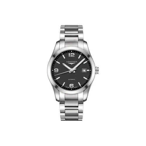 LONGINES Автоматический Механический Механизм Мужские Часы Conquest Classic Collection 40 мм Черные