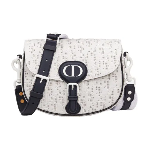 DIOR Bobby Коровья кожа Сумка через плечо Сумка на плечо Женская Белая