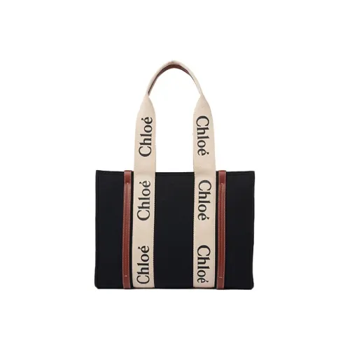 Chloe Древесный Гладкая Поверхность Телячья Кожа Одно Плечо Сумка Средний Женский Черный Коричневый