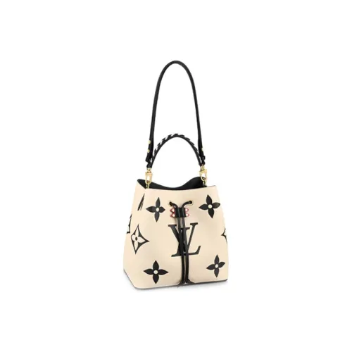 LOUIS VUITTON Кожа Сумка-ведро Портативная Сумка через плечо Сумка через плечо Женская Белая