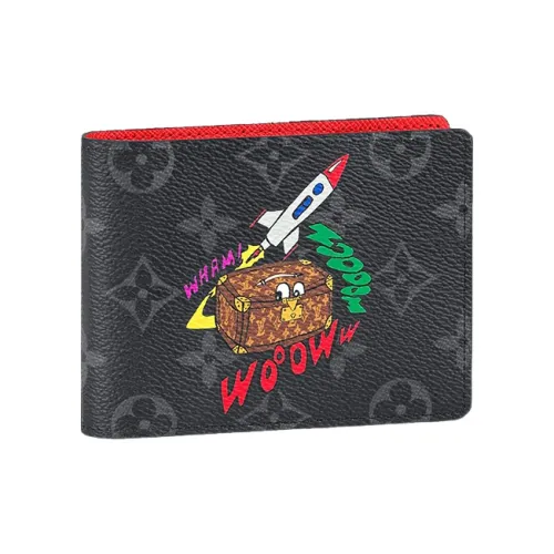 LOUIS VUITTON Multiple Monogram Холст Кошелек Держатель для карт Мужской кошелек