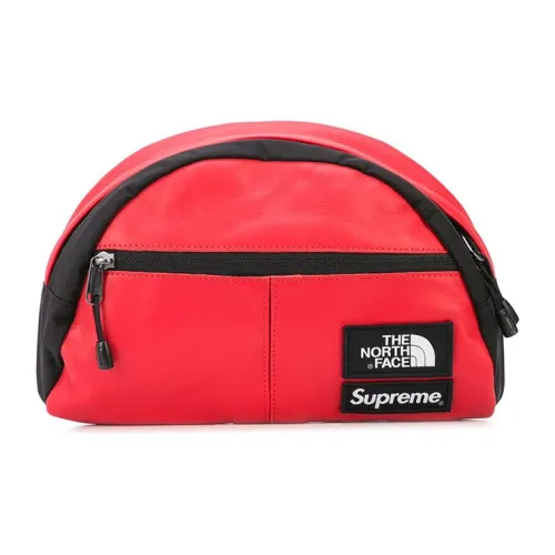 Supreme The North Face Коллаборация Полиэстер Бананка Унисекс Красный