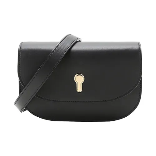 BALLY Кожа Бананка Мини Женская Черная