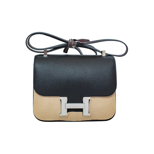 HERMES Constance Эпсомская кожа Сумка через плечо Мини Женская