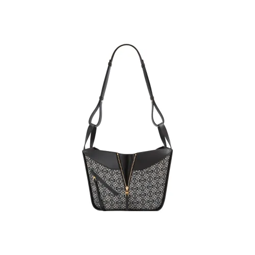 LOEWE Совместное издание Hammock Anagram Жаккардовая ткань с телячьей кожей