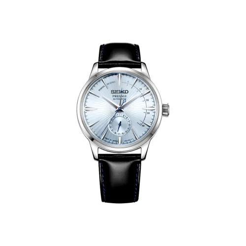 SEIKO Механический механизм Мужские часы Pilot Series 40,5 мм Синий