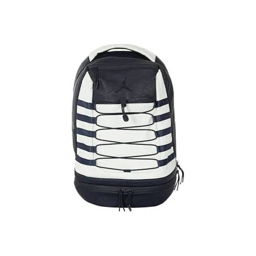 Jordan Сумка для баскетбола из искусственной кожи большой рюкзак унисекс Obsidian White морской синий