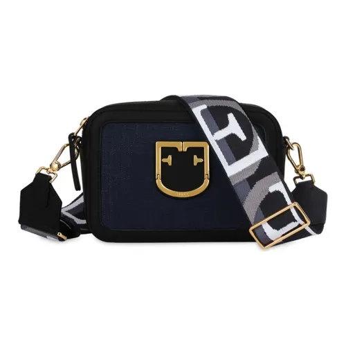 Furla Brava Camelia Коровья кожа Сумка через плечо Мини Женская Черная