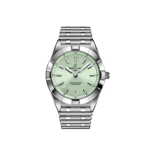 Breitling Кварцевый Movement Женские Mechanical Chronograph Collection Часы 32 мм Зеленые