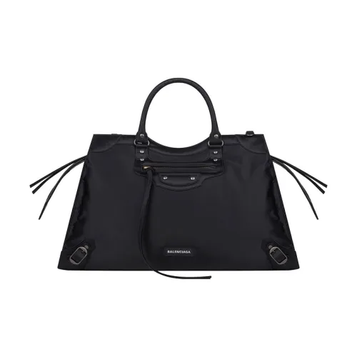 Balenciaga Neo Classic Нейлоновая Сумка через плечо Сумка Унисекс Черная