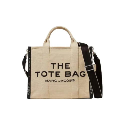 MARC JACOBS Хлопок Тоут Сумка Сумка для покупок Сумка через плечо Маленькая женская экрю
