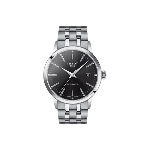 TISSOT Автоматический Механический Механизм Мужские Часы Charm Time Series 42 мм Черные