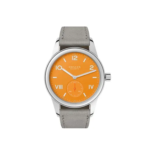NOMOS Ручной Механический Movement Унисекс Часы 36 мм Апельсин