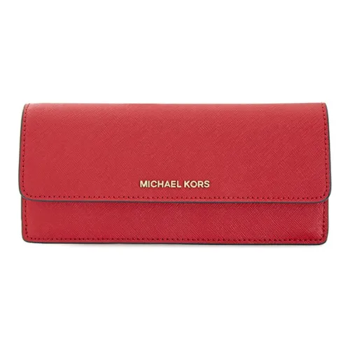 MICHAEL KORS MICHAEL KORS Коллекция сумок Jet Set Travel Кожа Кошелек Женские Красный
