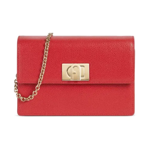 Furla Кожа Бананка Женская Красная