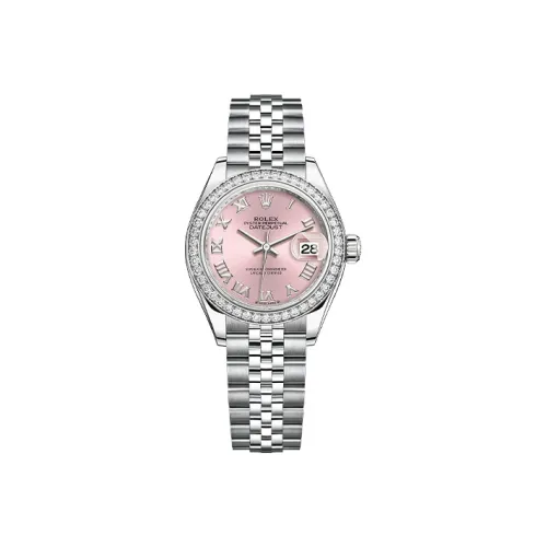 ROLEX Автоматический Механический Movement Женские Women's Apparel Log Series Часы Розовый