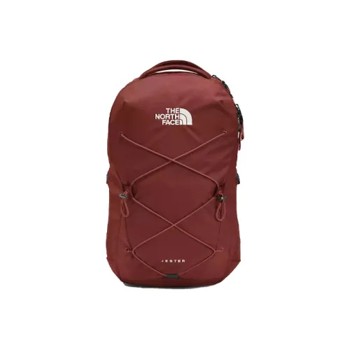 The North Face Jester 27L Рюкзак Outdoor Сумка Нейлоновая Ткань Кирпично-Красный Мужской
