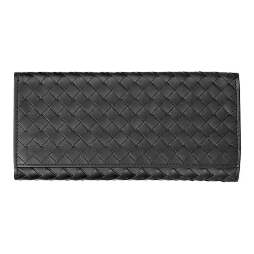 Bottega Veneta Кошелек из коровьей кожи унисекс черный