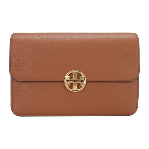 TORY BURCH Сумка через плечо из коровьей кожи женская коричневая