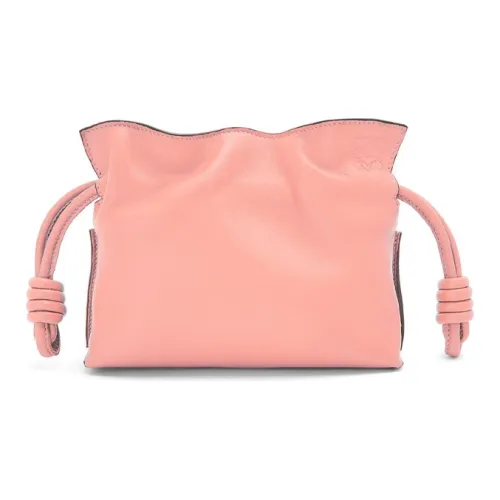 LOEWE Flamenco Nappa Коровья кожа Клатч Мини Женский Розовый