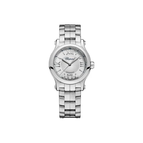 Chopard Автоматический Механический Movement Женские Часы из коллекции Happy Sport, 30 мм, серебряные