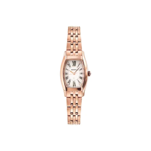 SEIKO Солнечный кварцевый механизм, женские часы серии Cocktail, 22 мм * 19 мм * 8 мм, белый