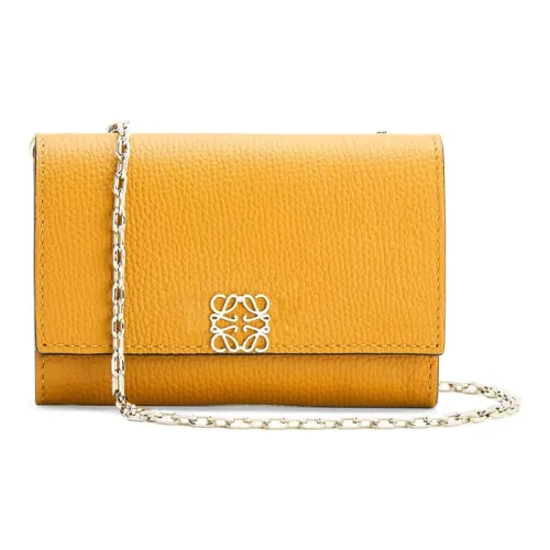 LOEWE Сумка через плечо из телячьей кожи сумка на плечо женская желтая