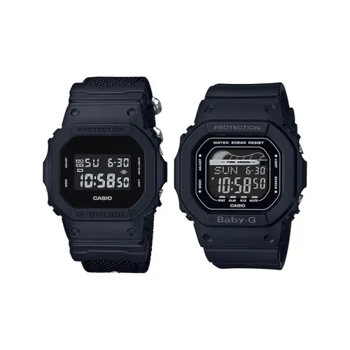 CASIO Watch Collection Блок Кварцевый механизм Часы Унисекс Черный циферблат DW 5600BBN 1PR BLX 560 1PR
