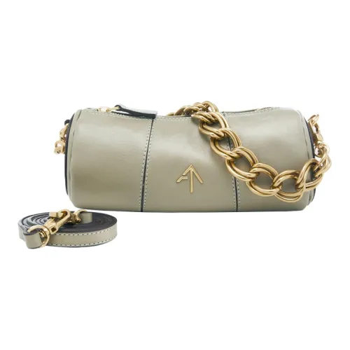 Manu Atelier Цилиндр Кожа Стрелка Сумка Сумка Сумка через плечо Женская