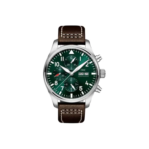 IWC Автоматический Механический Часы Мужской Pilot Collection 43mm*15,2mm Зеленые