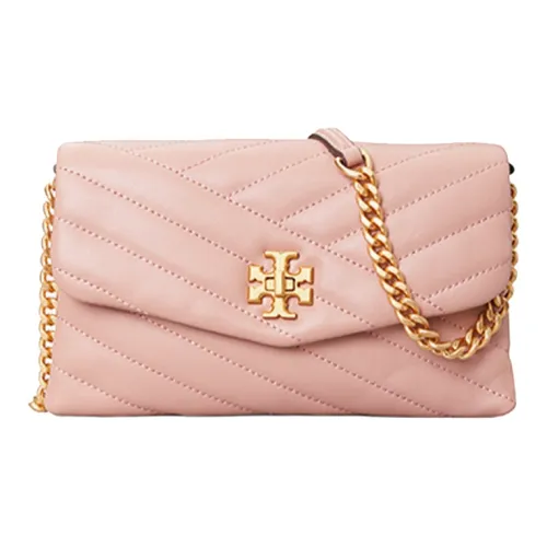 TORY BURCH Kira (Красный) Sheepskin Flap Bag Wallet Crossbody Bag Shoulder Bag Mini Women's Pink