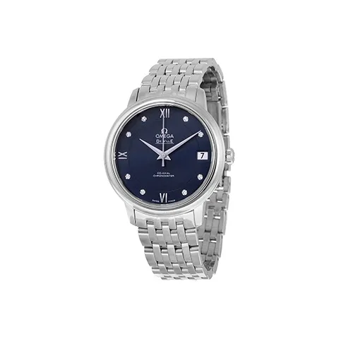OMEGA Автоматический Механический Movement Женские Часы Elegant Saucer Series 32,7 мм Синие