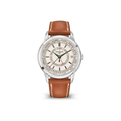 PATEK PHILIPPE Автоматический Механический Часы Мужские Complex Function Chronograph Series 40 мм Серебряные