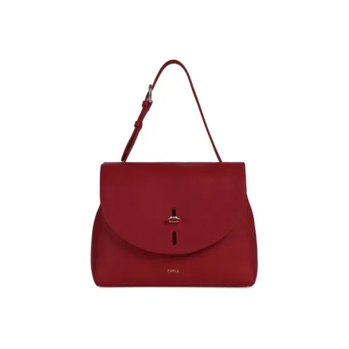 Furla Телячья кожа Сумка Женская Темно-красная