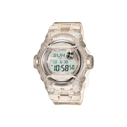 CASIO Baby G Collection Кварцевый механизм Смольный ремешок Часы Женские Белый циферблат BG 169R 7BM