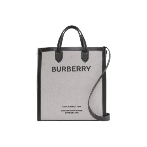 Burberry Холст Тоут Сумка Сумка для покупок Холст Сумка Гармошка-Боковая Сумка Мужская Сумка