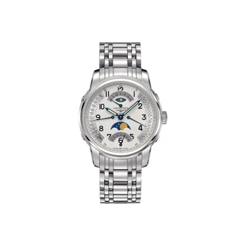 LONGINES Автоматический Механический Механизм Мужские Часы Soimia Collection 44 мм Белые