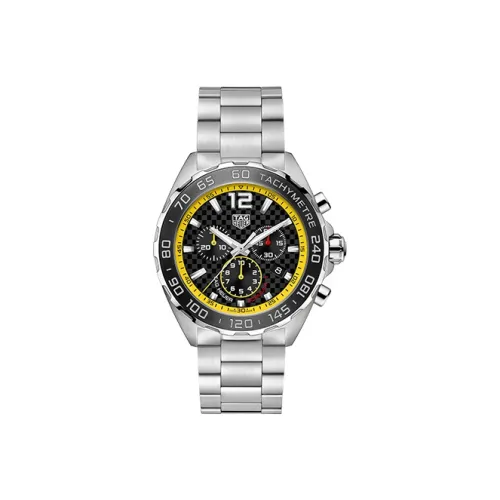 TAG HEUER Кварцевый механизм Мужские часы F1 Collection 43 мм Черные