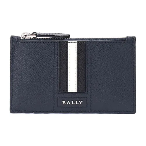 BALLY Кожа Монетница Держатель для карт Стандартный Мужской Жадеит Синий