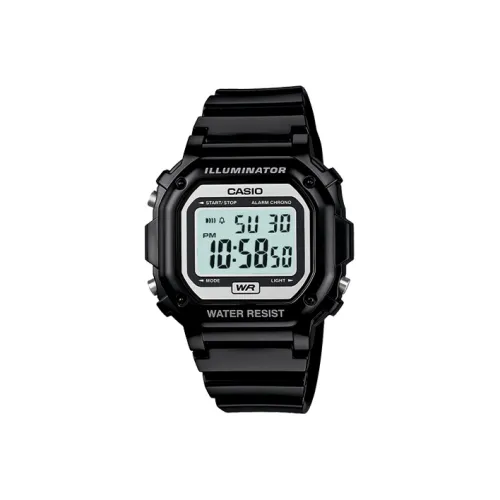 CASIO DIGITAL Collection Кварцевый механизм блок смола ремешок мужские часы синий циферблат