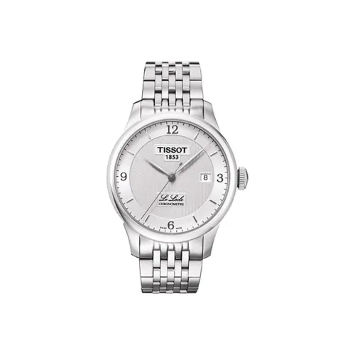 TISSOT Le Locle Collection Автоматический Механический Механизм Мужские Часы Циферблат 39,3 мм Серебристый Корпус из Нержавеющей Стали