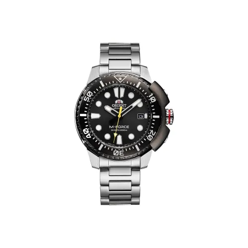 ORIENT Sports Collection Механический механизм нержавеющая сталь ремешок часы 45 мм мужские черный циферблат модель RA AC0L01B00B